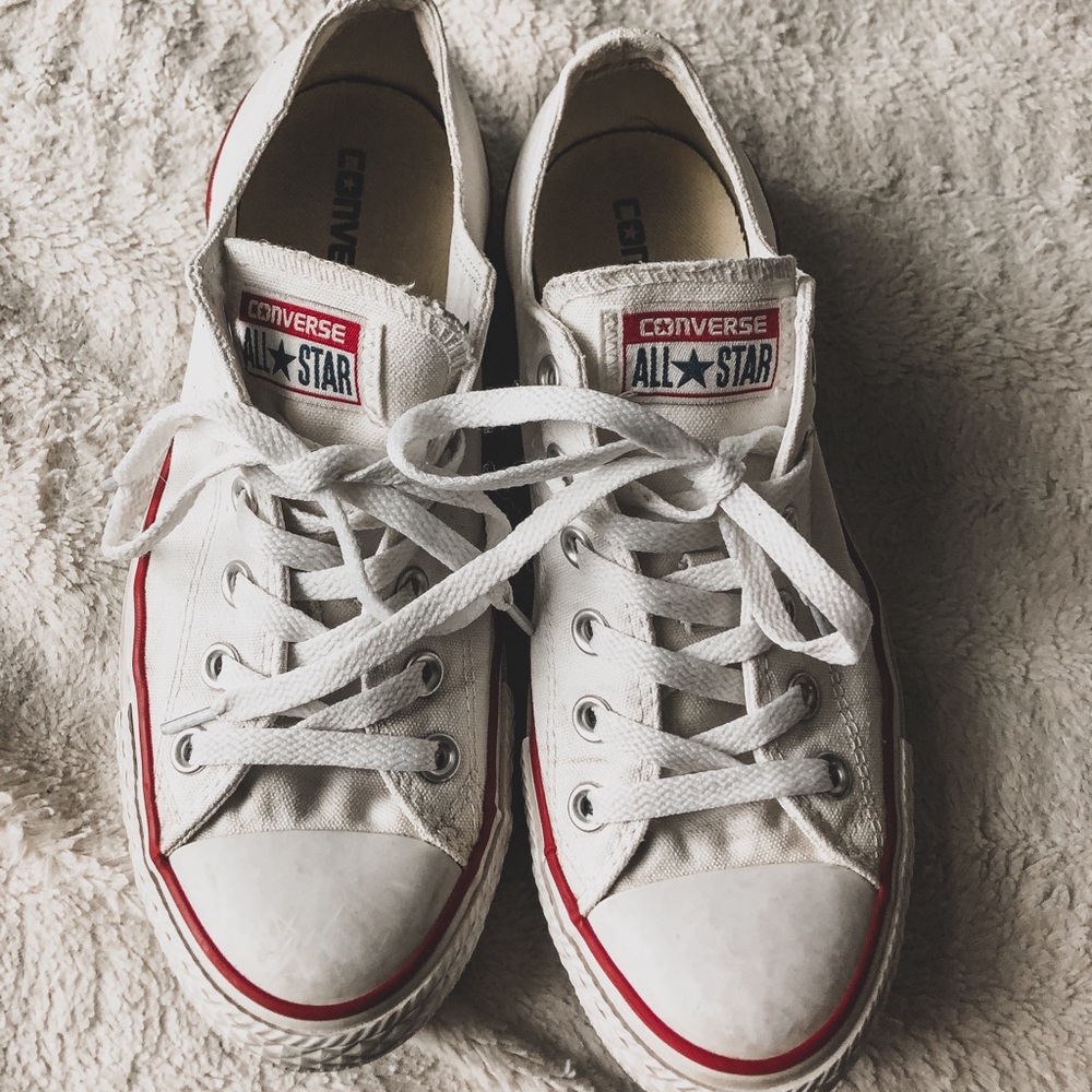 white converse !!!